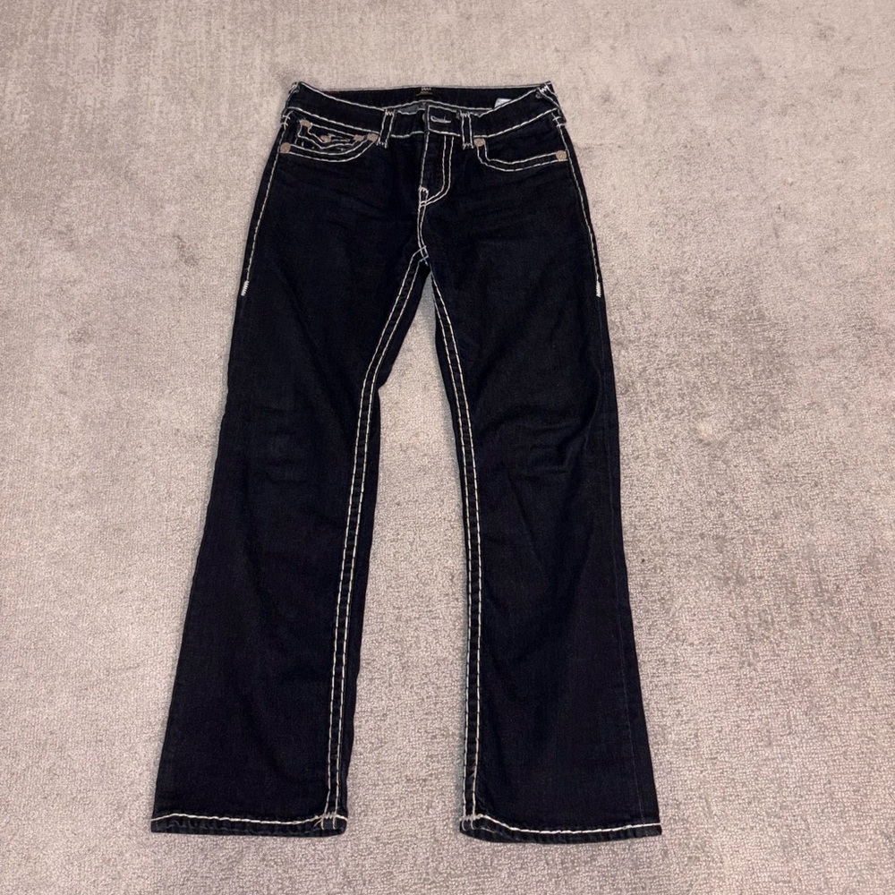 Billy Super T Marled Lurex Bootcut Jeans Size 31